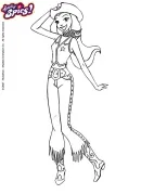 Totally Spies kleurplaat 11